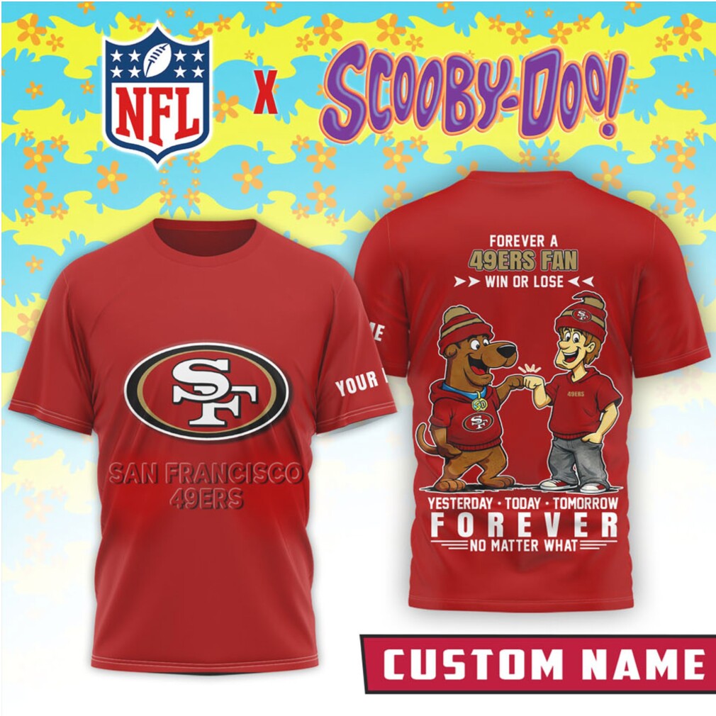 San Francisco 49ers x Scooby Doo Official 3D Shirt San Francisco 49ers x Scooby Doo Official 3D Shirt