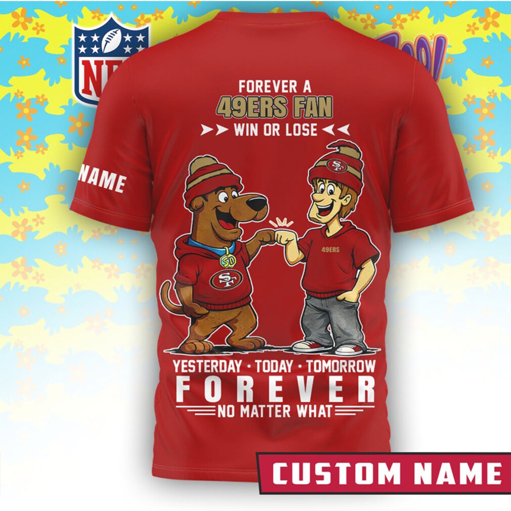 San Francisco 49ers x Scooby Doo Official 3D Shirt San Francisco 49ers x Scooby Doo Official 3D Shirt