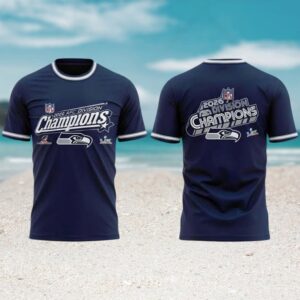 Seattle Seahawks 2026 AFC Division Champions T Shirt NFL Football Fan Apparel T Shirt Seattle Seahawks 2026 AFC Division Champions T Shirt NFL Football Fan Apparel T Shirt