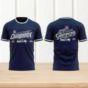 Seattle Seahawks 2026 AFC Division Champions T Shirt NFL Football Fan Apparel T Shirt