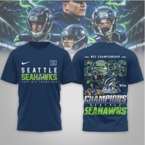 Seattle Seahawks 2026 NFC Champions Commemorative T Shirt