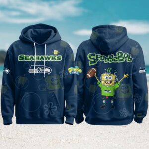 Seattle Seahawks Football SpongeBob Hoodie Cutest Drop of the Year Hoodie Seattle Seahawks Football SpongeBob Hoodie Cutest Drop of the Year Hoodie