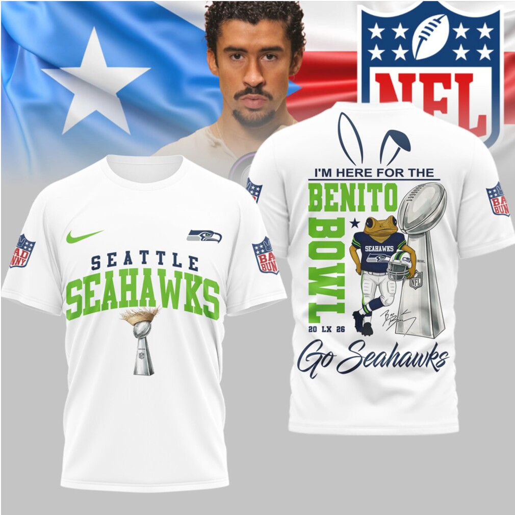 Seattle Seahawks Official NFL Benito Bowl 3D Shirt Seattle Seahawks Official NFL Benito Bowl 3D Shirt