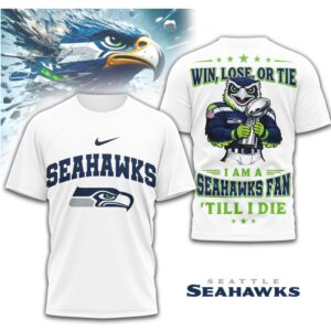Seattle Seahawks Official NFL Football Fan Till I Die 3D Shirt Seattle Seahawks Official NFL Football Fan Till I Die 3D Shirt