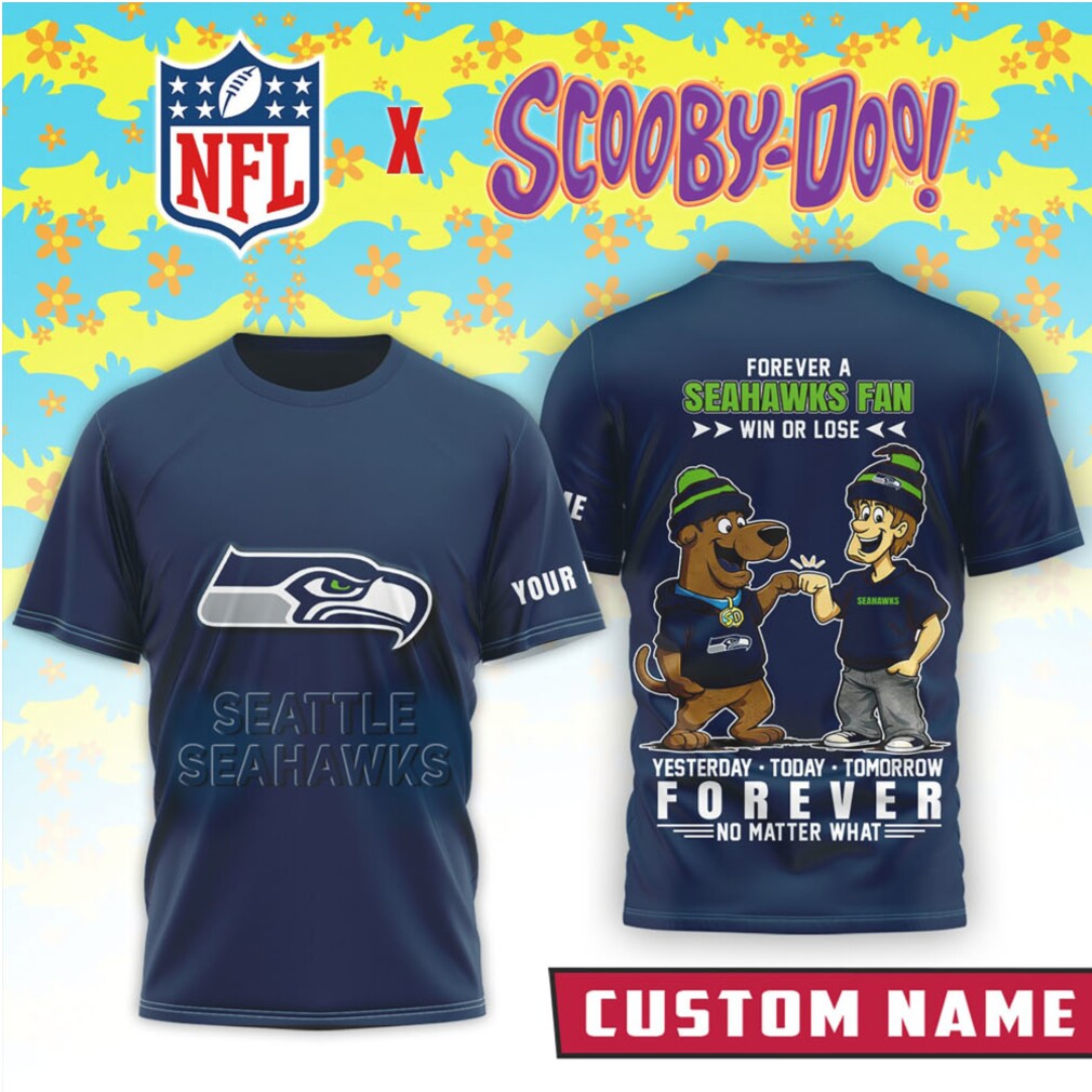 Seattle Seahawks x Scooby Doo Official 3D Shirt Seattle Seahawks x Scooby Doo Official 3D Shirt