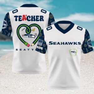 Seattle Seahawks x Teacher Football Gameday Jersey Seattle Seahawks x Teacher Football Gameday Jersey