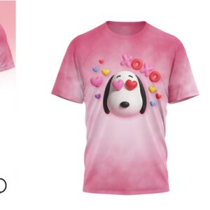 Snoopy My Valentine Pink Heart Graphic T Shirt Custom Text Valentine’s Day Shirt Snoopy My Valentine Pink Heart Graphic T Shirt Custom Text Valentine’s Day Shirt