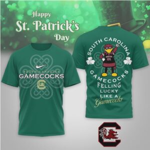 South Carolina Gamecocks St. Patrick's Day Lucky Like A Gamecock Fan Shirt
