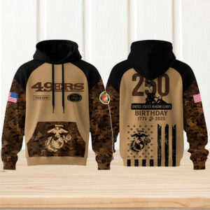 Special Edition San Francisco 49ers x US MC 250th Birthday Hoodie