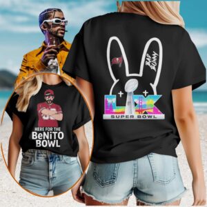 Tampa Bay Buccaneers Bad Bunny Benito Bowl Super Bowl LIX T Shirt Tampa Bay Buccaneers Bad Bunny Benito Bowl Super Bowl LIX T Shirt