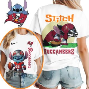Tampa Bay Buccaneers Cleveland Browns Official NFL Stitch 3D Shirt