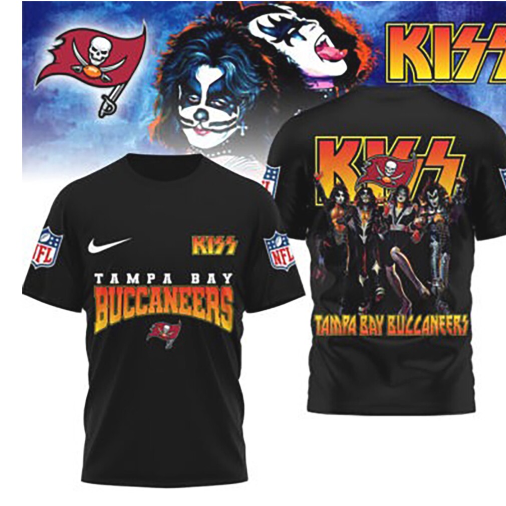 Tampa Bay Buccaneers Game Day 2026 Official NFL Kiss Band 3D Shirt Tampa Bay Buccaneers Game Day 2026 Official NFL Kiss Band 3D Shirt