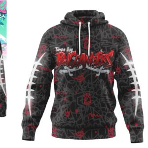 Tampa Bay Buccaneers Skull & Swords Graffiti Game Day NFL Shirt