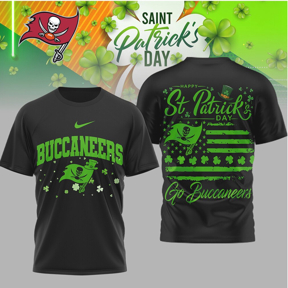 Tampa Bay Buccaneers St. Patrick’s Day Shamrock T Shirt Tampa Bay Buccaneers St. Patrick’s Day Shamrock T Shirt