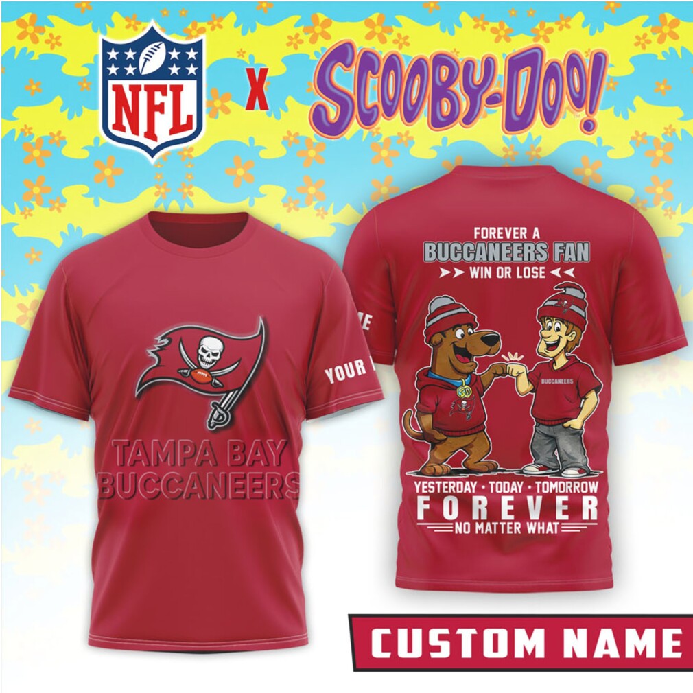 Tampa Bay Buccaneers x Scooby Doo Official 3D Shirt Tampa Bay Buccaneers x Scooby Doo Official 3D Shirt