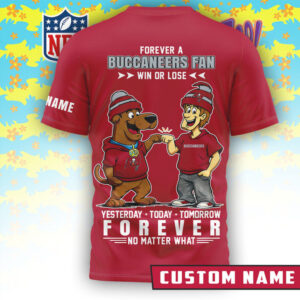 Tampa Bay Buccaneers x Scooby Doo Official 3D Shirt