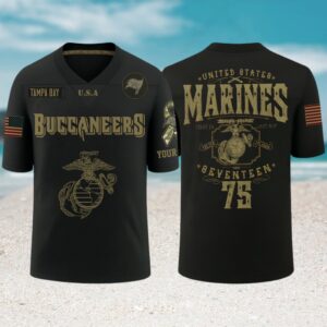 Tampa Bay Buccaneers x U.S Marine Corps Dark Gameday Jersey Tampa Bay Buccaneers x U.S Marine Corps Dark Gameday Jersey