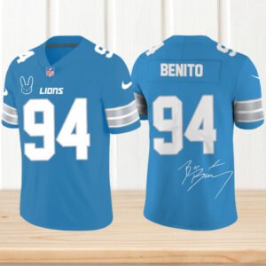 Team Benito 94 Detroit Lions Bad Bunny Super Bowl LX Halftime Jersey