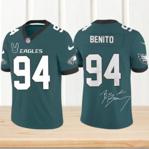 Team Benito 94 Philadelphia Eagles Bad Bunny Super Bowl LX Halftime Jersey