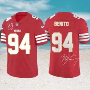 Team Benito 94 San Francisco 49ers Bad Bunny Super Bowl LX Jersey Team Benito 94 San Francisco 49ers Bad Bunny Super Bowl LX Jersey