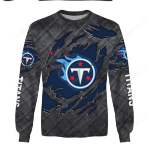 Tennessee Titans Black Metal NFL Hoodie Tennessee Titans Black Metal NFL Hoodie