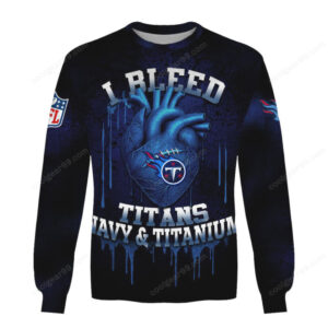 Tennessee Titans Bleed Heart NFL Hoodie Tennessee Titans Bleed Heart NFL Hoodie