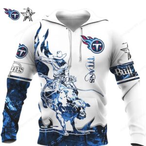 Tennessee Titans Bull Riding NFL Hoodie
