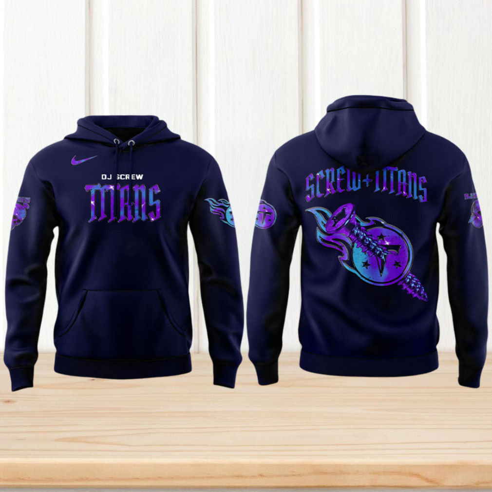 Tennessee Titans DJ Screw NFL Football Hoodie Tennessee Titans DJ Screw NFL Football Hoodie