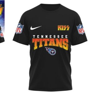 Tennessee Titans Game Day 2026 Official NFL Kiss Band 3D Shirt