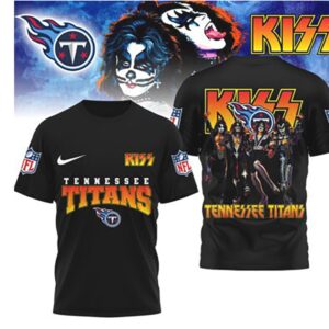 Tennessee Titans Game Day 2026 Official NFL Kiss Band 3D Shirt