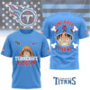 Tennessee Titans Official NFL Day of the Dead 3D Shirt Tennessee Titans Official NFL Day of the Dead 3D Shirt