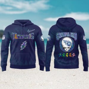 Tennessee Titans Grateful Dead NFL Football Hoodie