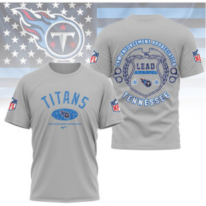 Tennessee Titans Law Enforcement Appreciation T Shirt Tennessee Titans Law Enforcement Appreciation T Shirt