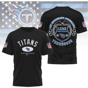 Tennessee Titans Law Enforcement Appreciation T Shirt