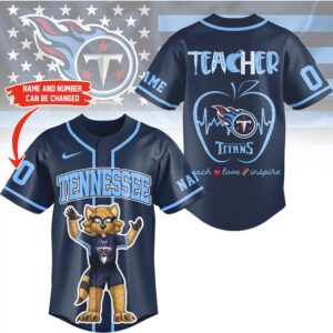 Tennessee Titans Official NFL Teacher Appreciation Month Jersey Shirt