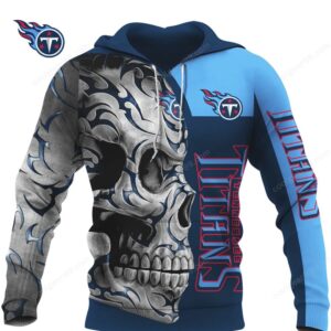 Tennessee Titans Skull Fury NFL Hoodie