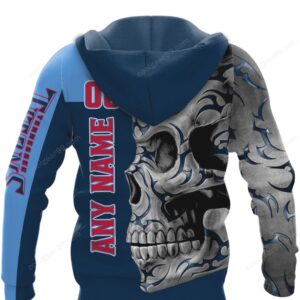 Tennessee Titans Skull Fury NFL Hoodie