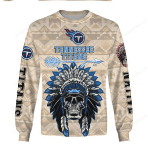 Tennessee Titans Skull Native NFL Hoodie Tennessee Titans Skull Native NFL Hoodie