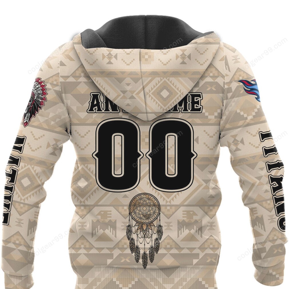 Tennessee Titans Skull Native NFL Hoodie Tennessee Titans Skull Native NFL Hoodie