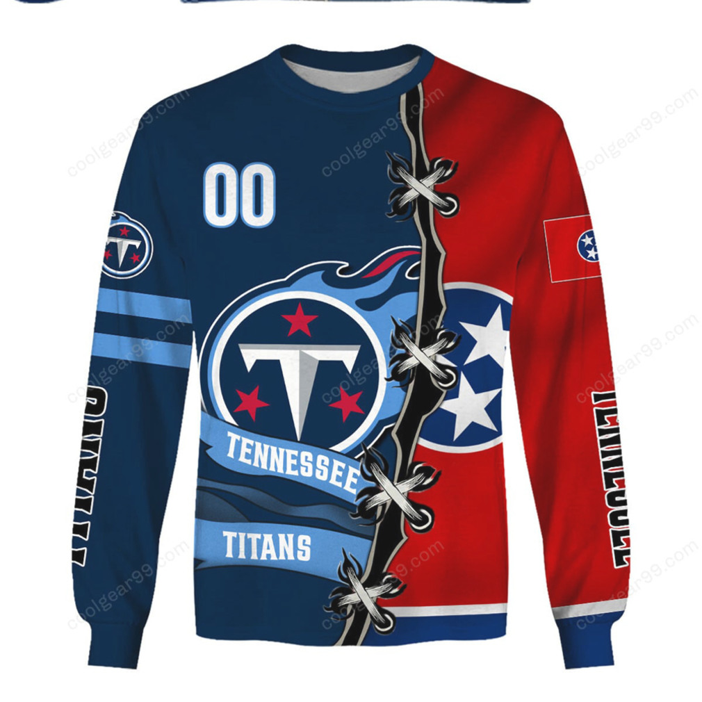 Tennessee Titans US State NFL Hoodie Tennessee Titans US State NFL Hoodie