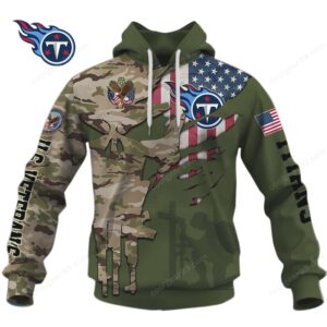 Tennessee Titans Veterans Day NFL Hoodie
