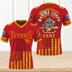 Tennessee Titans x U.S Marine Corps 250th Year Anniversary Fan Gift Jersey