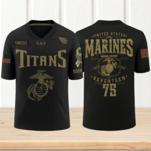 Tennessee Titans x U.S Marine Corps Dark Gameday Jersey
