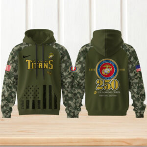 Tennessee Titans x US. Marine Corps 250th Anniversary Hoodie Tennessee Titans x US. Marine Corps 250th Anniversary Hoodie
