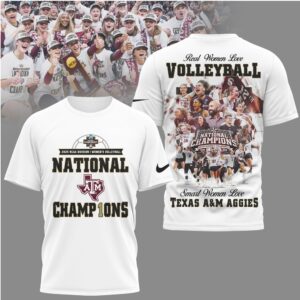 Texas A&M Aggies 2025 NCAA Women's Volleyball National Champions Fan Shirt