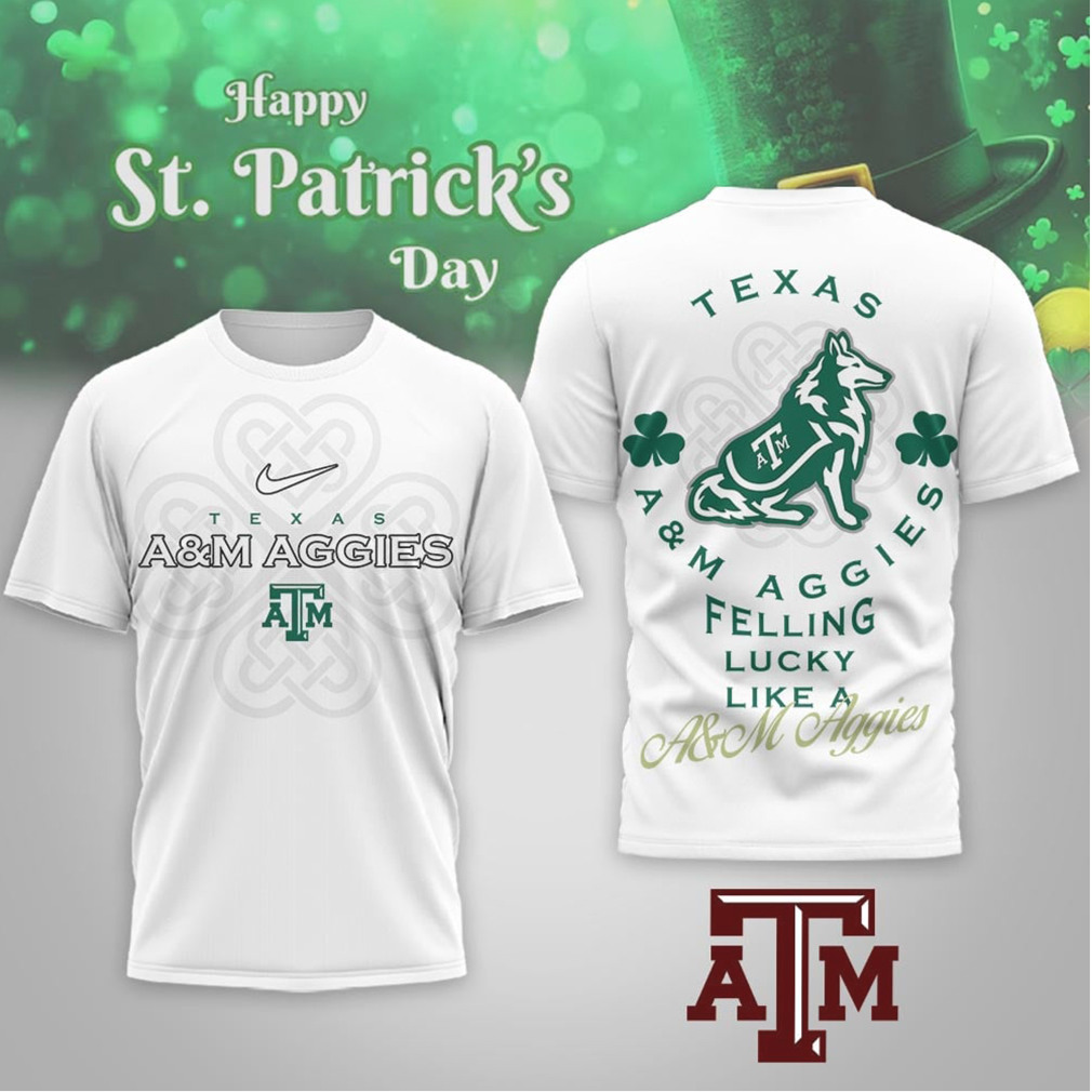 Texas A&M Aggies St. Patrick’s Day Lucky Like An Aggie Mascot Fan Shirt Texas A&M Aggies St. Patrick’s Day Lucky Like An Aggie Mascot Fan Shirt