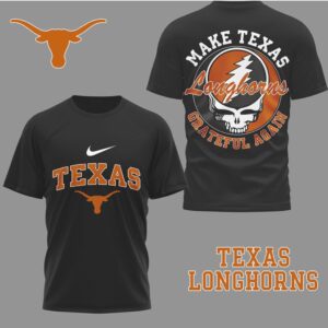 Texas Longhorns Official Grateful Game Day 3D Shirt