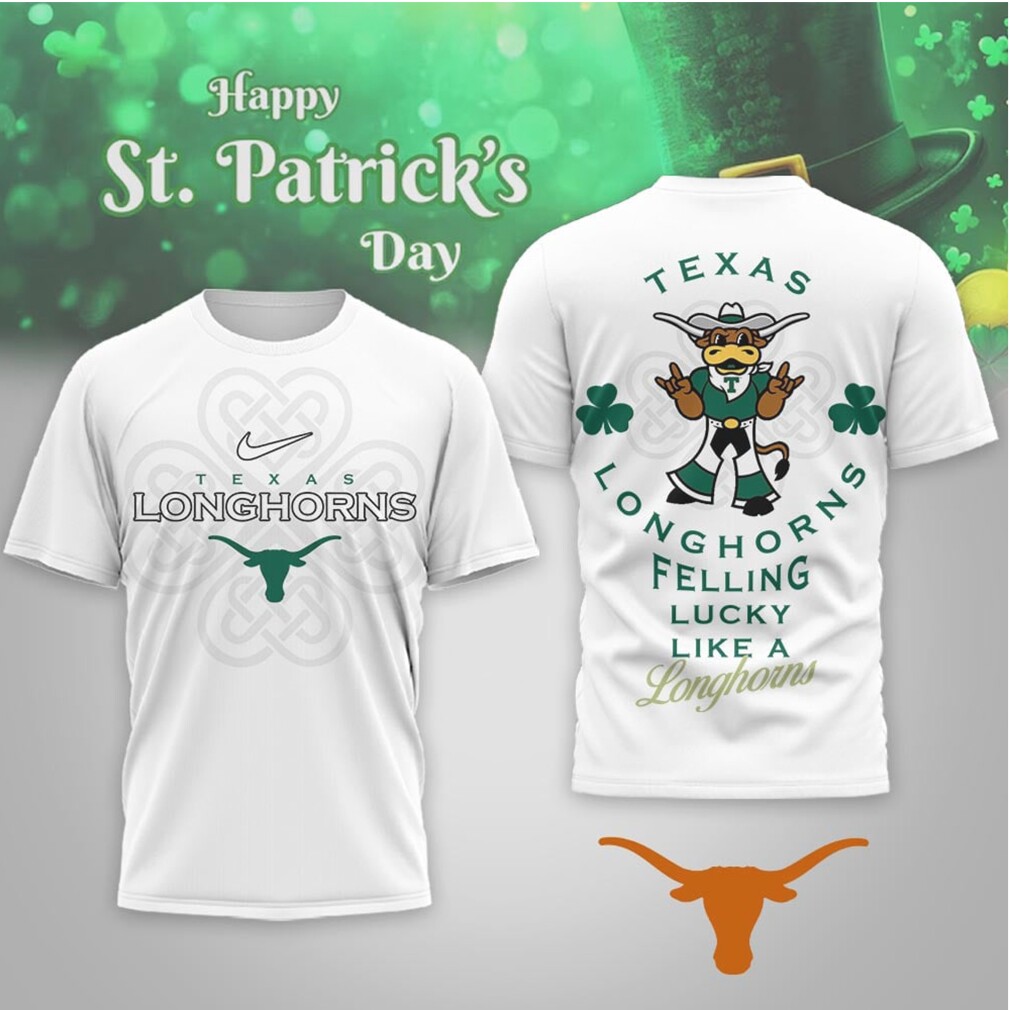 Texas Longhorns St. Patrick's Day Lucky Like A Longhorn Shirt Texas Longhorns St. Patrick's Day Lucky Like A Longhorn Shirt
