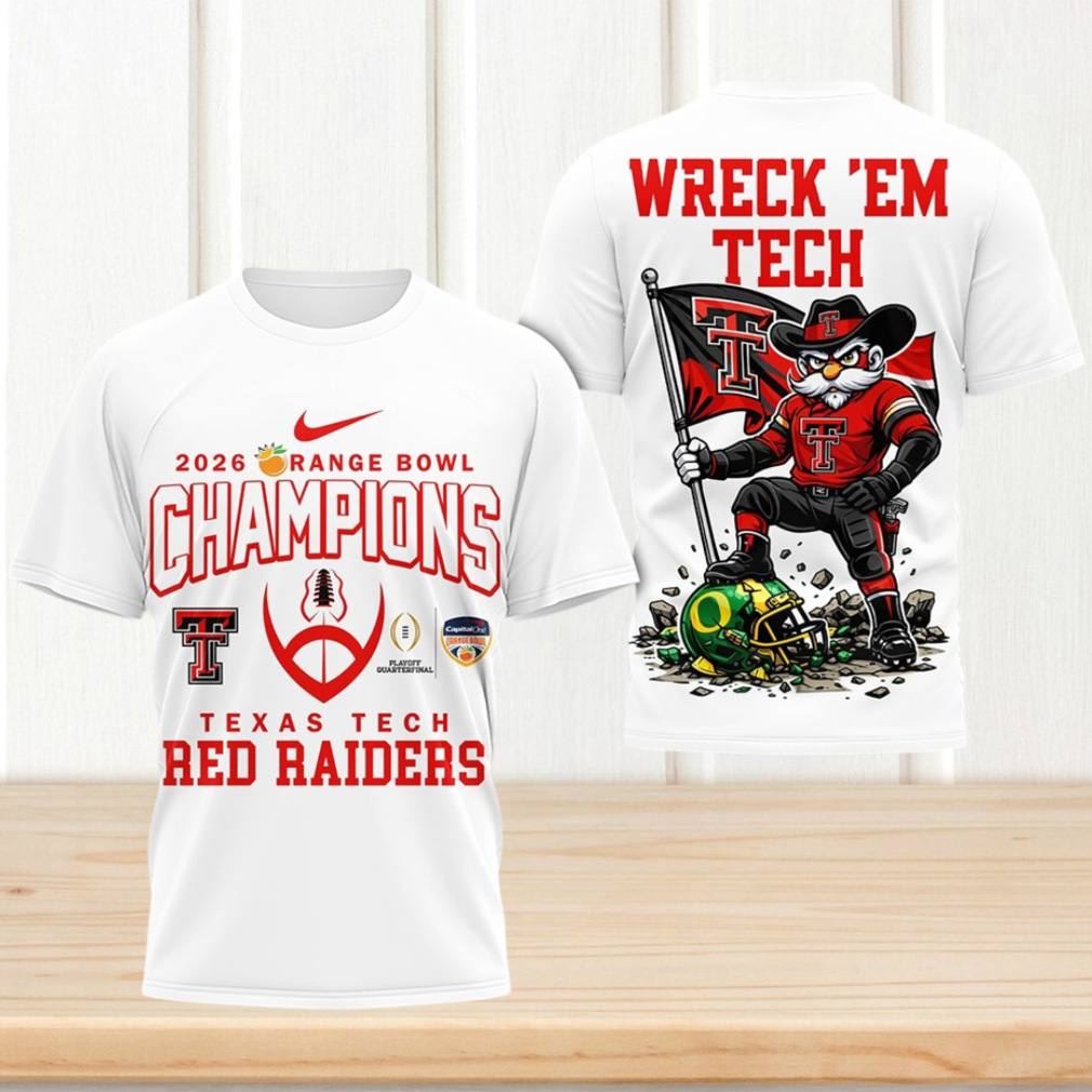 Texas Tech Red Raiders Ncaa 2026 Orange Bowl Champions Shirt Texas Tech Red Raiders Ncaa 2026 Orange Bowl Champions Shirt