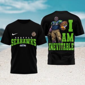 Thanos I Am Inevitable Seattle Seahawks Infinity Gauntlet Marvel Mashup T Shirt Thanos I Am Inevitable Seattle Seahawks Infinity Gauntlet Marvel Mashup T Shirt